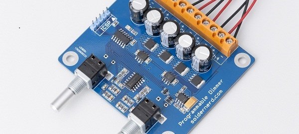 Programmable LED dimmer