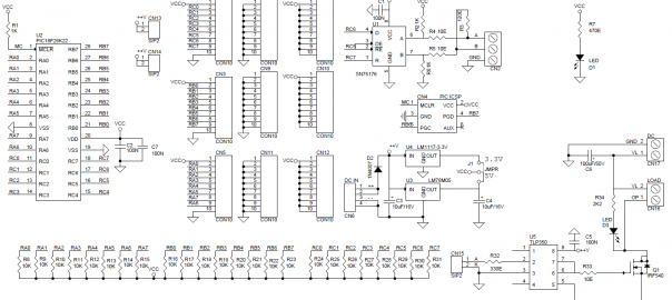 PIC Development Board for RS485 & DMX512 Applications