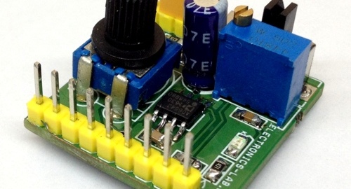 Pulse Generator For Stepper Controller Using AD654