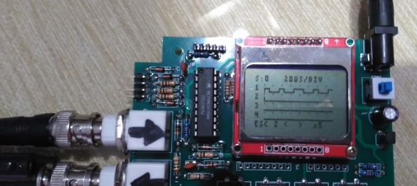 Digitool – DIY 4 channel logic analyzer with LCD