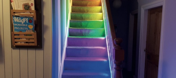 Temperature Controlled Stair lights With Raspberry Pi