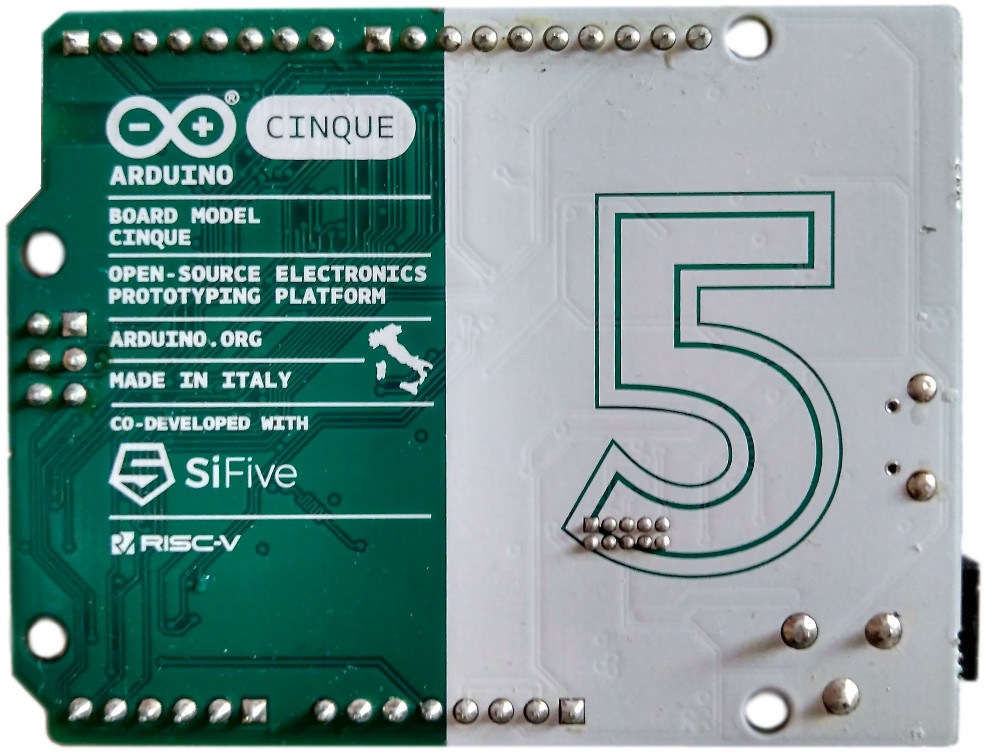 Cinque, Combining RISC-V With Arduino