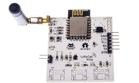 LoRaCatKitty: Build IoT Applications with LoRa in 3 steps!