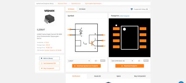 Digi-Key Releases New Addition of Symbols & Footprints for Vishay Products