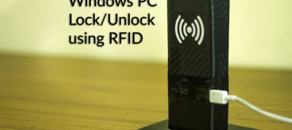 Windows PC Lock/Unlock Using RFID