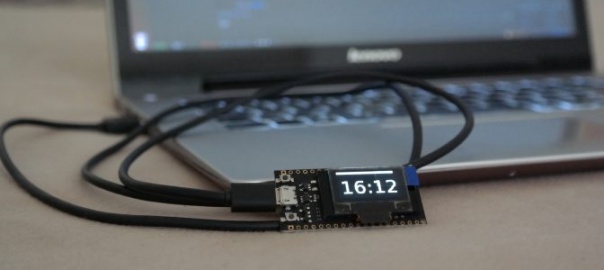 ESP32 NTP OLED clock