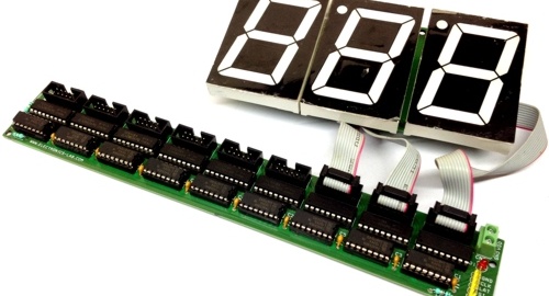 72 Channels Serial To Parallel Driver Board Using 74HC595 & ULN2803