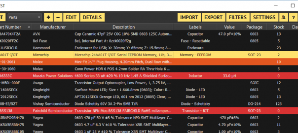 Bomist – Parts Inventory and BOM Management for Electronics