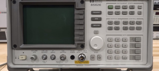 Teardown, Repair & Experiments with an Agilent 8562E 30Hz – 13.2GHz Spectrum Analyzer