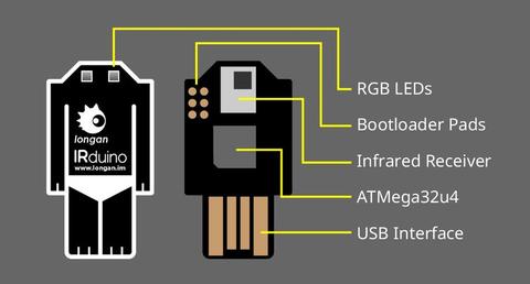 IRduino – Arduino-compatible USB infrared receiver