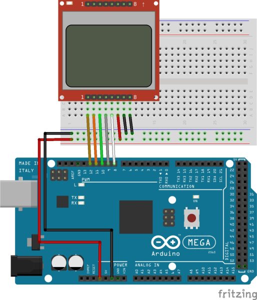 Arduino Nokia 5110 Tutorial #2- Displaying Customized Graphics ...