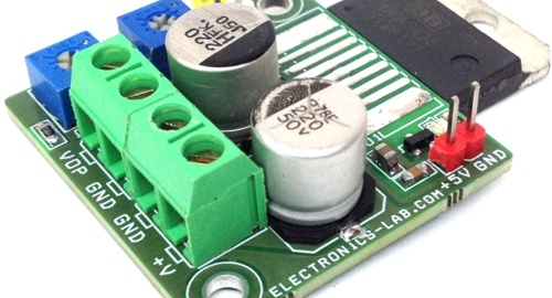 1.2V-25V/10A Adjustable Power Supply Using Power Op-Amp