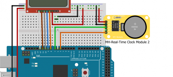 Arduino Real Time Clock with DS1302 and Nokia 5110 LCD Display