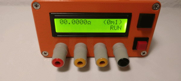 Arduino Milliohm Meter