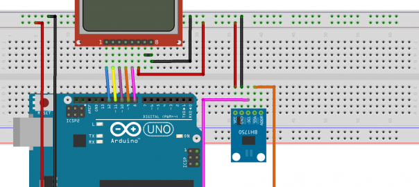 DIY Light (Lux) Meter using BH1750 sensor, Arduino and Nokia 5110