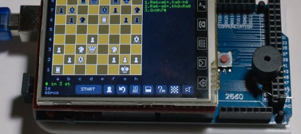 Arduino Mega Chess on TFT display