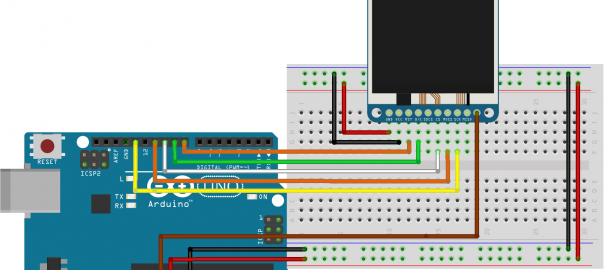 Using the ST7735 1.8″ Color TFT Display with Arduino