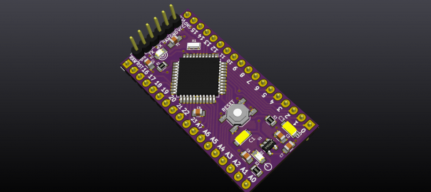 Arduino board based on ATmega644p