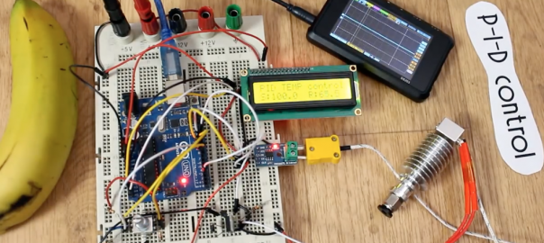 PID temperature control with Arduino