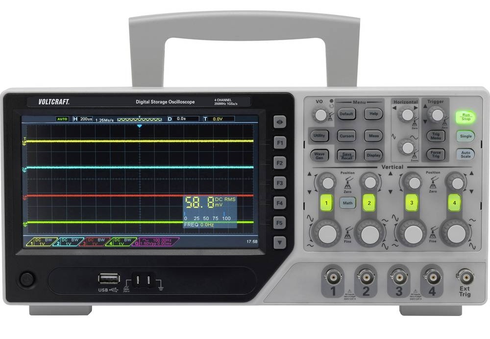 DSO-1000E/F Series – Four-channel oscilloscopes with bandwidth up to 250MHz