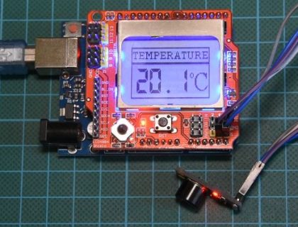 IR temperature sensor Demo - Electronics-Lab.com