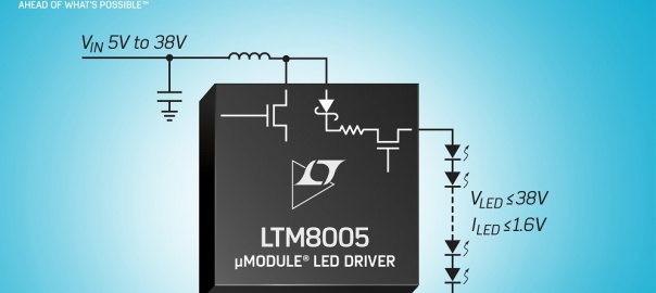 LED regulator can be configured in choice of operation modes