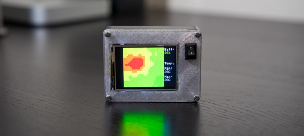 Touch Screen Thermal Camera with Adjustable Temperature Range