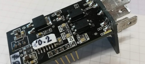 Vehicle Battery monitor on a automotive relay form factor