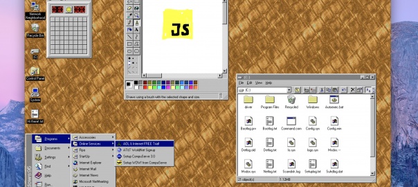 Run Windows 95 as an app on Win, MaOS and Linux