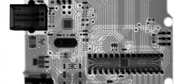 Xray of an Arduino Uno