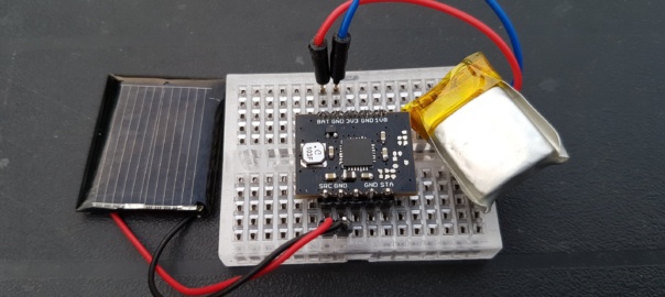 Solar harvesting into Li-ion battery