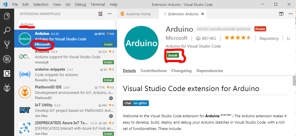 Programming Arduino on Visual Studio Code Editor with Platform.io or Arduino extension