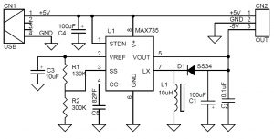 USB to -5V Negative Voltage DC-DC switching Converter - Electronics-Lab