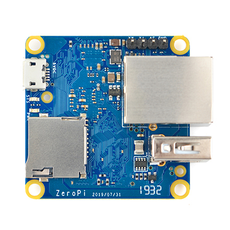 FriendlyELEC ZeroPi is a Tiny Allwinner H3 SBC with Gigabit Ethernet, USB, an Optional SPI Flash