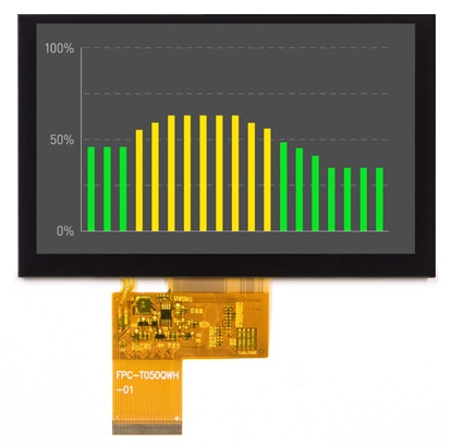 5″ Color TFT LCD Display with Enhanced Viewing Angle