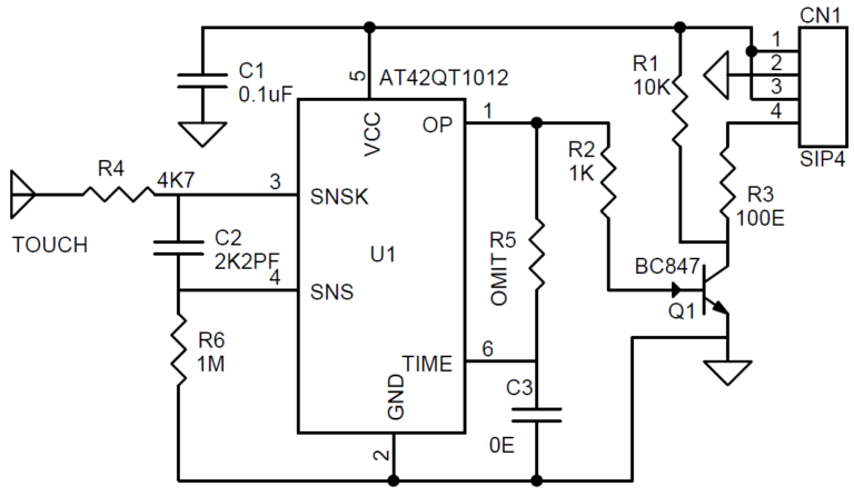 Capacitive Touch Sensor Toggle Switch - Electronics-Lab.com