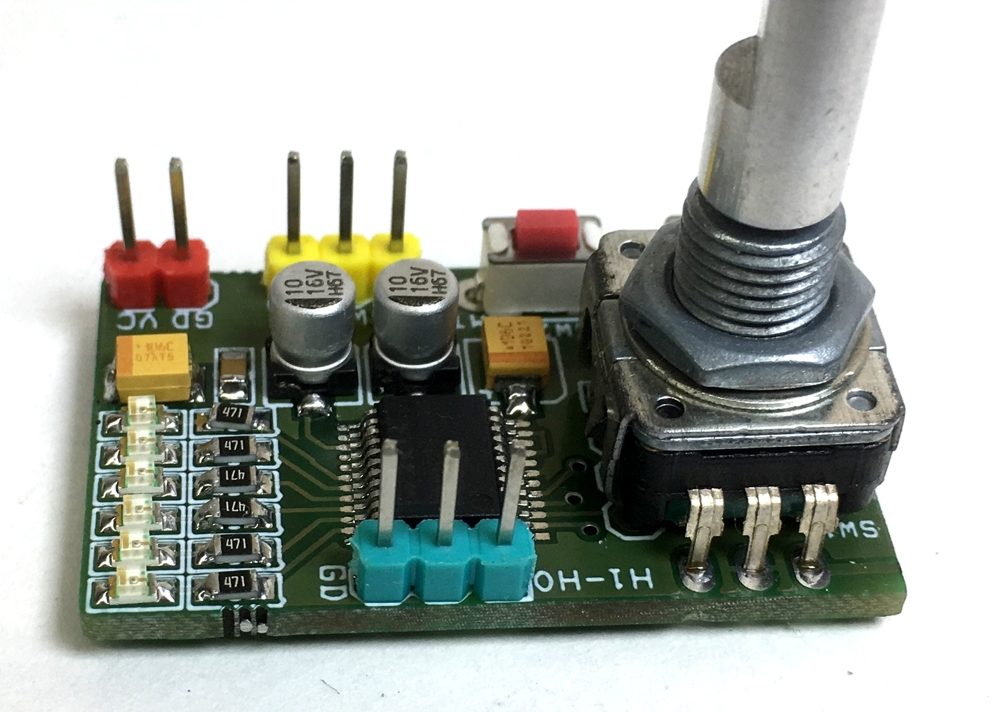 Stereo volume and balance control with Rotary Encoder using MAX5440