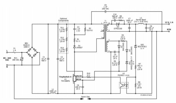 12W AC-DC Power Supply Reference Design Meets All ErP Regulations ...