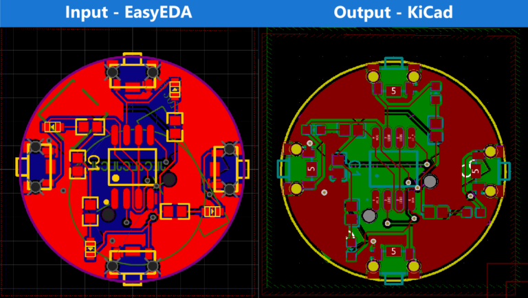 Convert EasyEDA Files To KiCad With Just One Click - Electronics-Lab.com