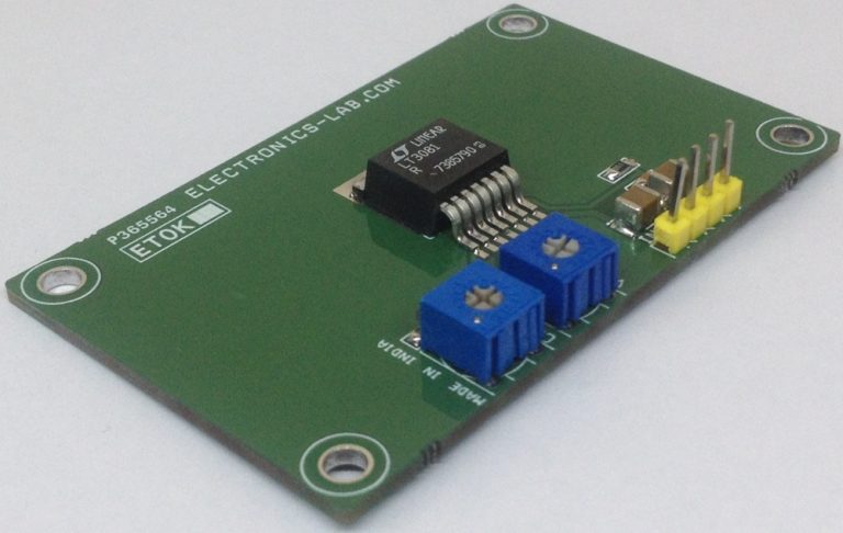 0-6V @ 1.5A Adjustable Power Supply With Current Limit using LT3081 ...