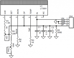 0-6v @ 1.5a Adjustable Power Supply With Current Limit Using Lt3081 