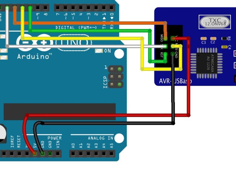 usbasp firmware update connections - Electronics-Lab.com