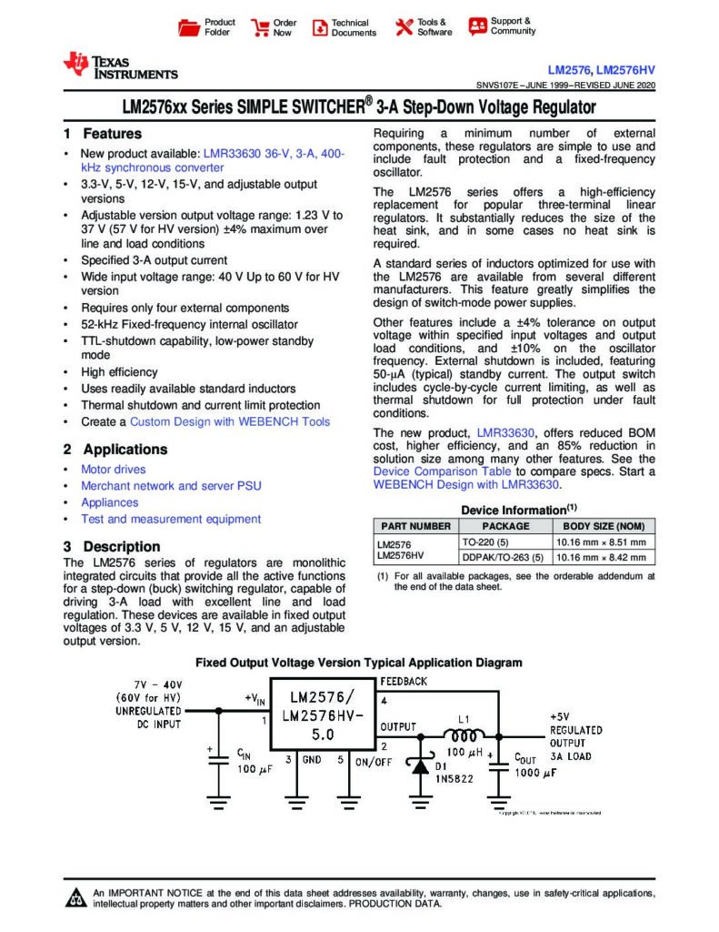 lm2576 - Electronics-Lab.com