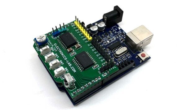 8 Channel Infra-Red Remote-Control Arduino Shield Using ULN2803 ...