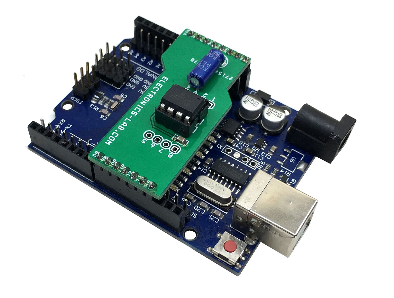 Attiny85 8-pin Arduino Programing Shield