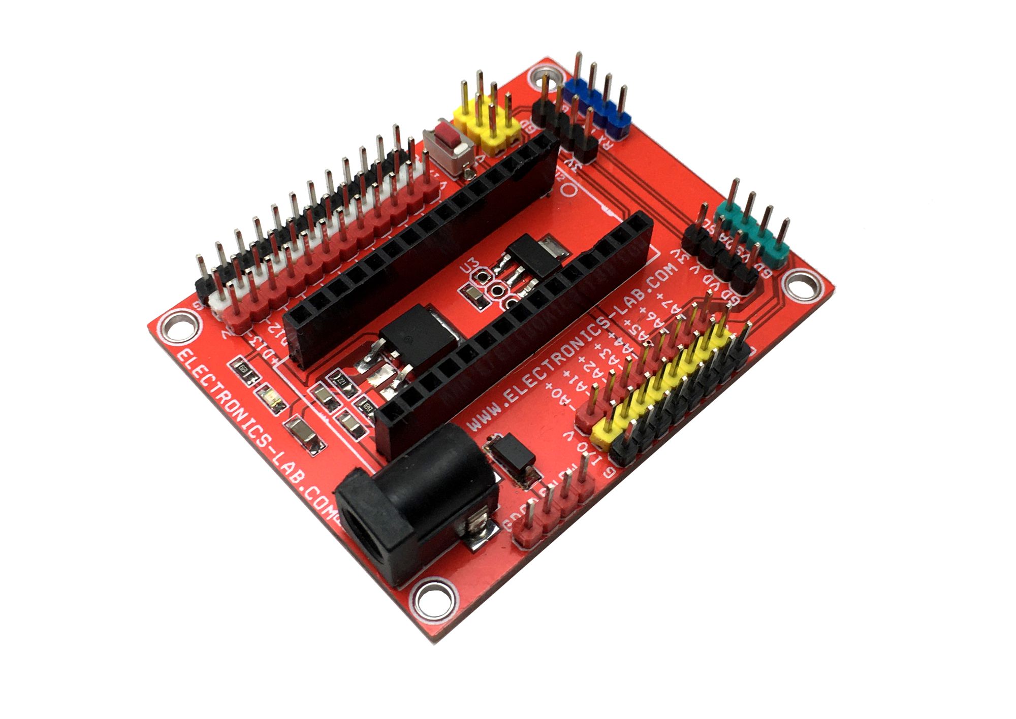 Shield - Breakout Board for Arduino Nano - Electronics-Lab.com