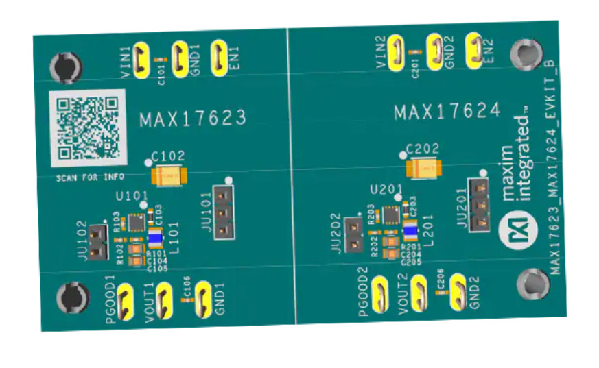 Maxim Integrated MAX17623/MAX17624 Evaluation Kits