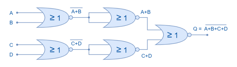 Logic NOR Gate - Electronics-Lab.com