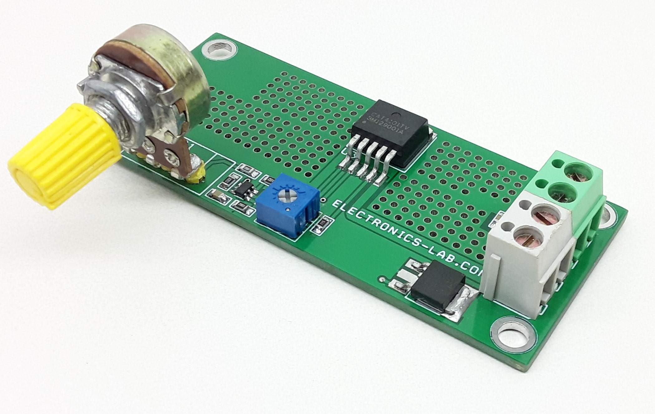 12W Constant-Current LED Driver with PWM Dimming - 12V DC@1A Input Electronics-Lab.com
