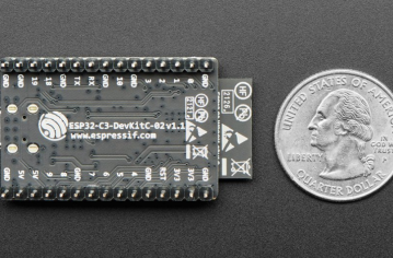 ESP32-C3 RISC V Developer Board Size - Electronics-Lab.com